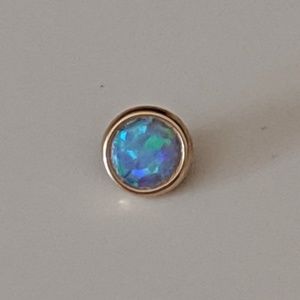 Anatometal 14k gold threaded end